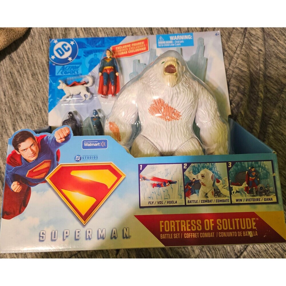 Product Description: DC Superman Fortress of Solitude Battle Set